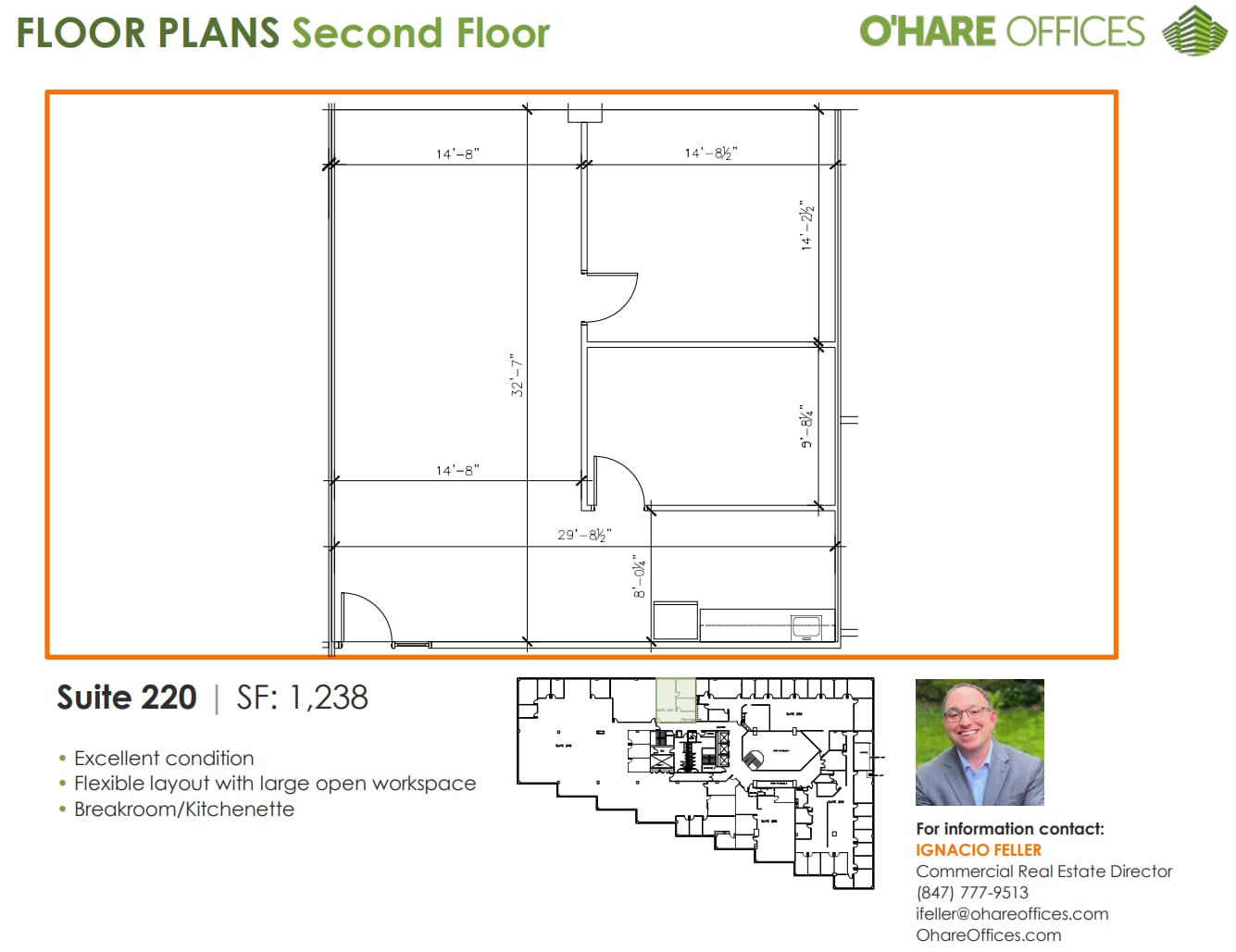 1011 E Touhy Ave, Des Plaines, IL à louer Plan d’étage- Image 1 de 1