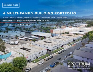 Plus de détails pour Columbus Plaza 4 Multi-Family Buildings – Multi-résidentiel à vendre, North Hills, CA