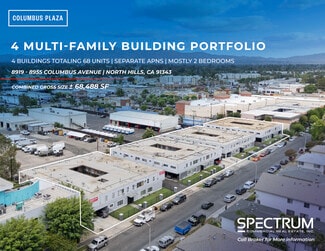 More details for Columbus Plaza 4 Multi-Family Buildings – Multifamily for Sale, North Hills, CA