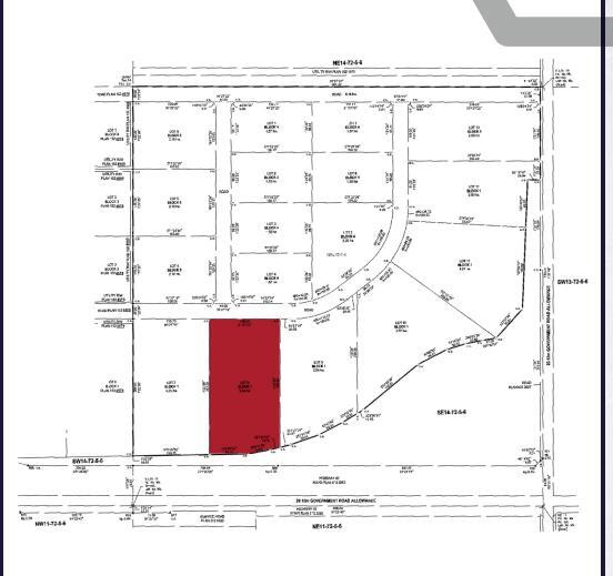 21, 722040 Range Road 51, Grande Prairie, AB for sale - Site Plan - Image 2 of 2