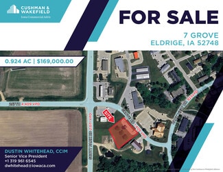 Plus de détails pour 7 Grove Rd, Eldridge, IA - Terrain à vendre