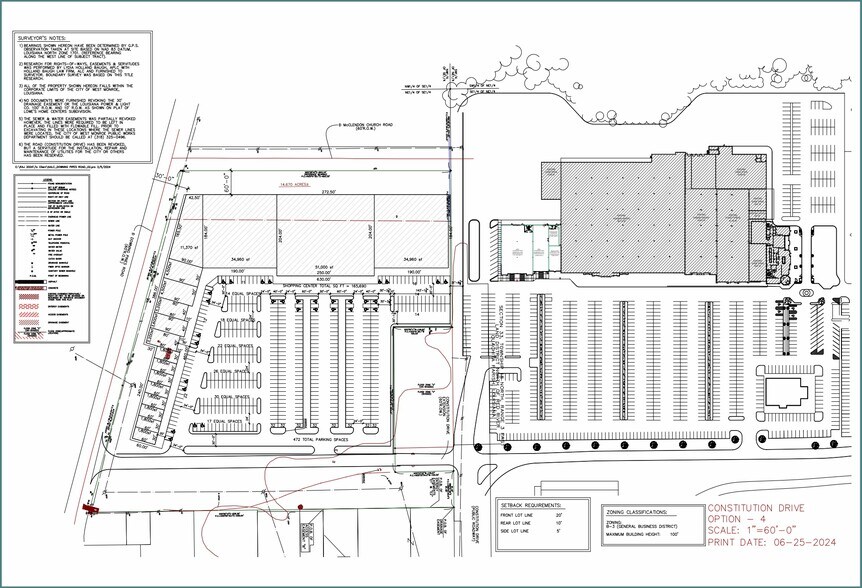 404 Thomas Rd, West Monroe, LA à louer - Plan de site - Image 2 de 2