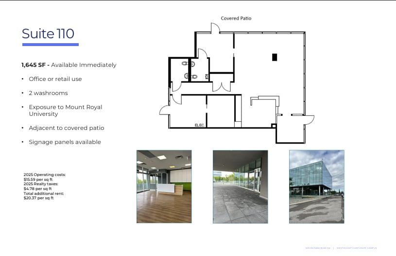 5010 Richard Rd SW, Calgary, AB for lease Floor Plan- Image 1 of 1