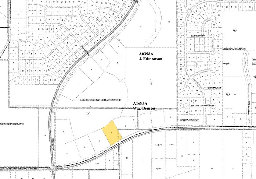 3120 Justin Rd, Highland Village, TX à vendre - Plan cadastral - Image 3 de 7