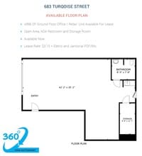675-687 Turquoise St, La Jolla, CA for lease Floor Plan- Image 1 of 1
