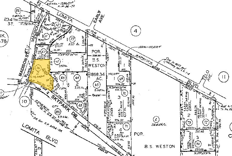 23560 Madison St, Torrance, CA à louer - Plan cadastral - Image 2 de 4