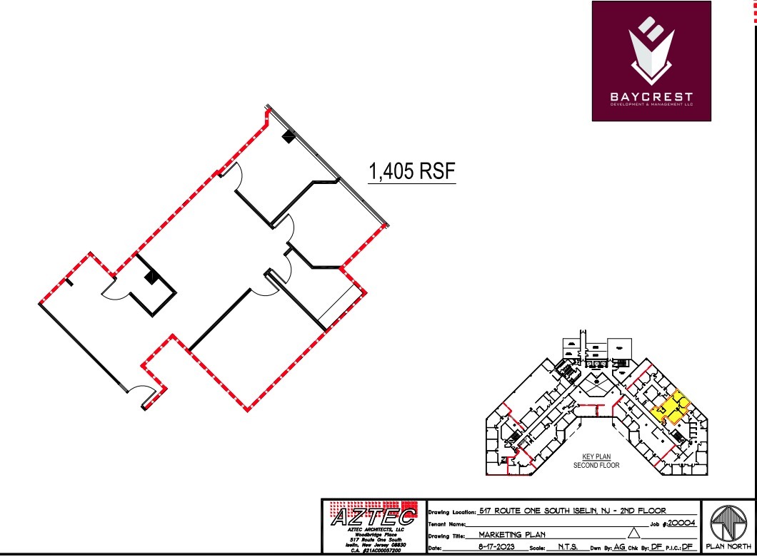 517 Route One South, Iselin, NJ à louer Plan d’étage- Image 1 de 1