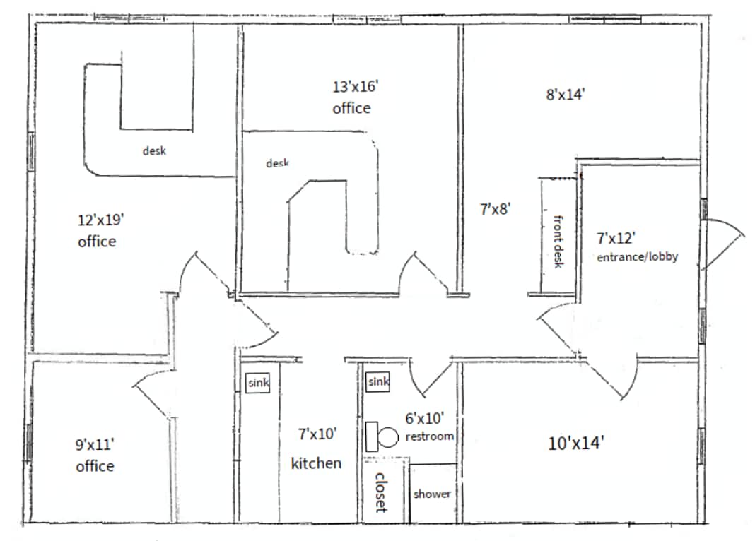 1035 Liberty Rd, Newport, DE for lease Floor Plan- Image 1 of 1