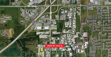 19935 W 157th St, Olathe, KS - AERIAL map view