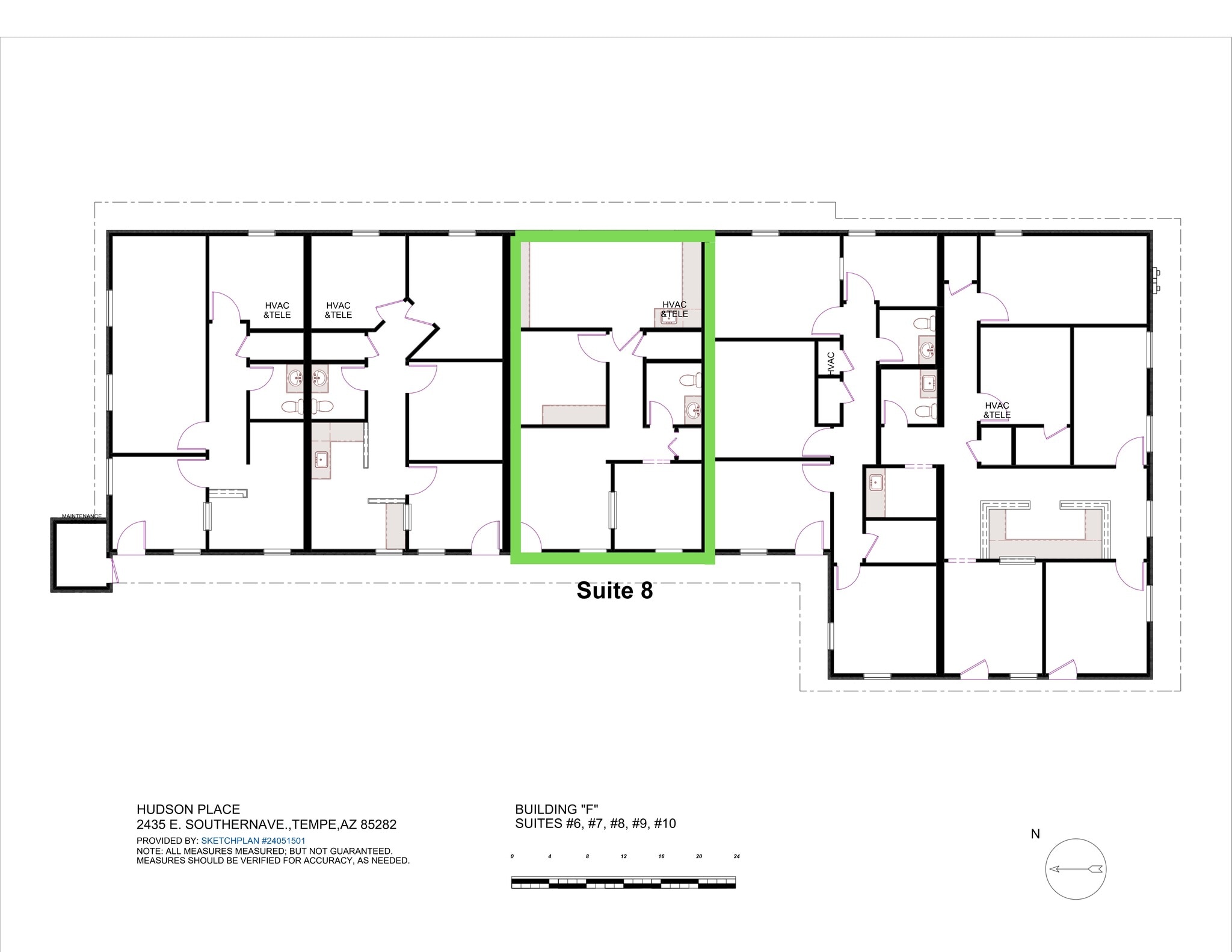 2501-I E Southern Ave, Tempe, AZ à louer Plan de site- Image 1 de 1