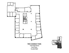 100 N Field Dr, Lake Forest, IL for lease Floor Plan- Image 2 of 2