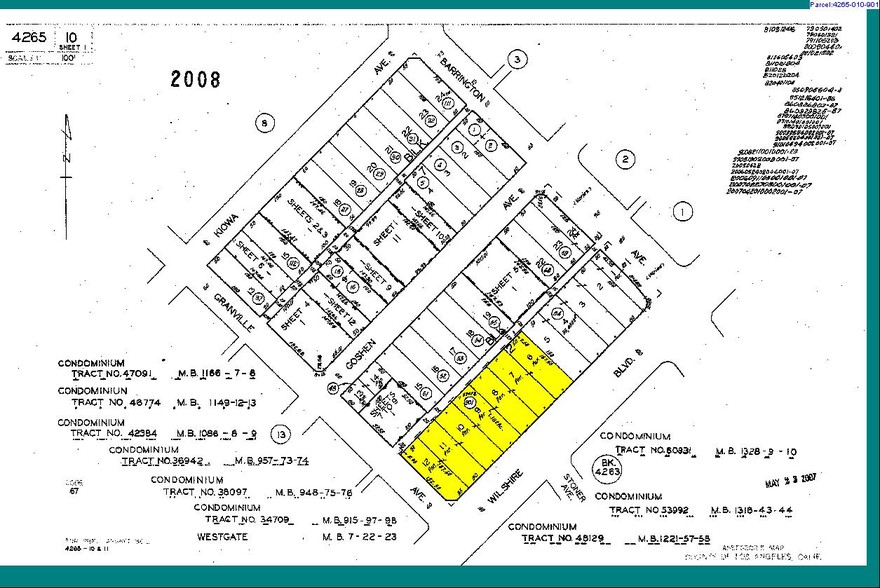 11755 Wilshire Blvd, Los Angeles, CA à louer - Plan cadastral - Image 2 de 20