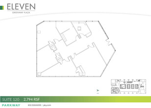 11 Greenway Plz, Houston, TX à louer Plan d  tage- Image 1 de 1