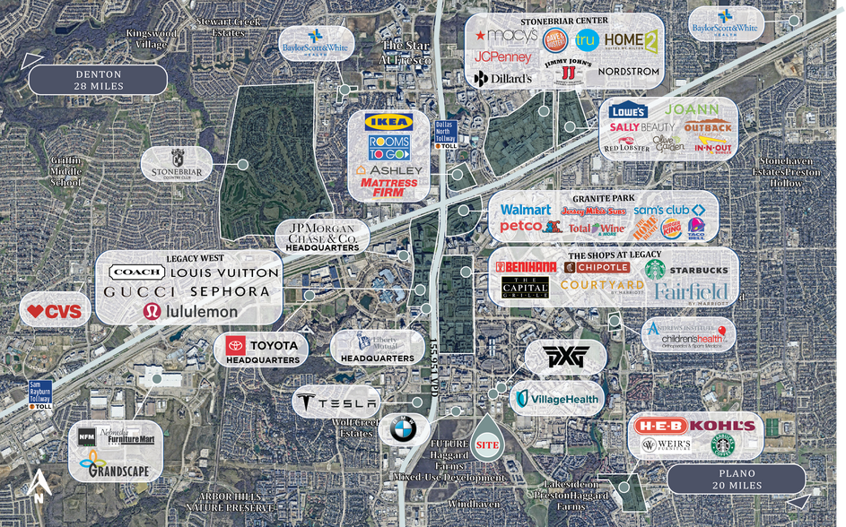 Spring Creek Parkway, Plano, TX à vendre - Carte - Image 2 de 9