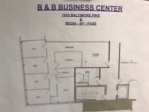 1055 E Baltimore Pike, Media, PA for lease Floor Plan- Image 2 of 4