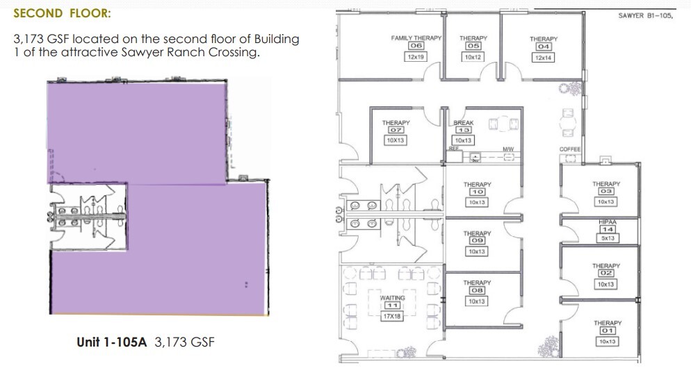 13341 W Highway 290, Austin, TX 78737 - Unité 105A -  - Plan d  tage - Image 1 of 1