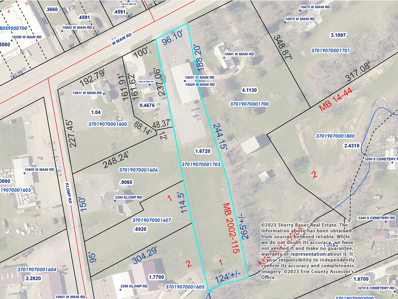 10429 W Main Rd, North East, PA à vendre - Plan cadastral - Image 3 de 27