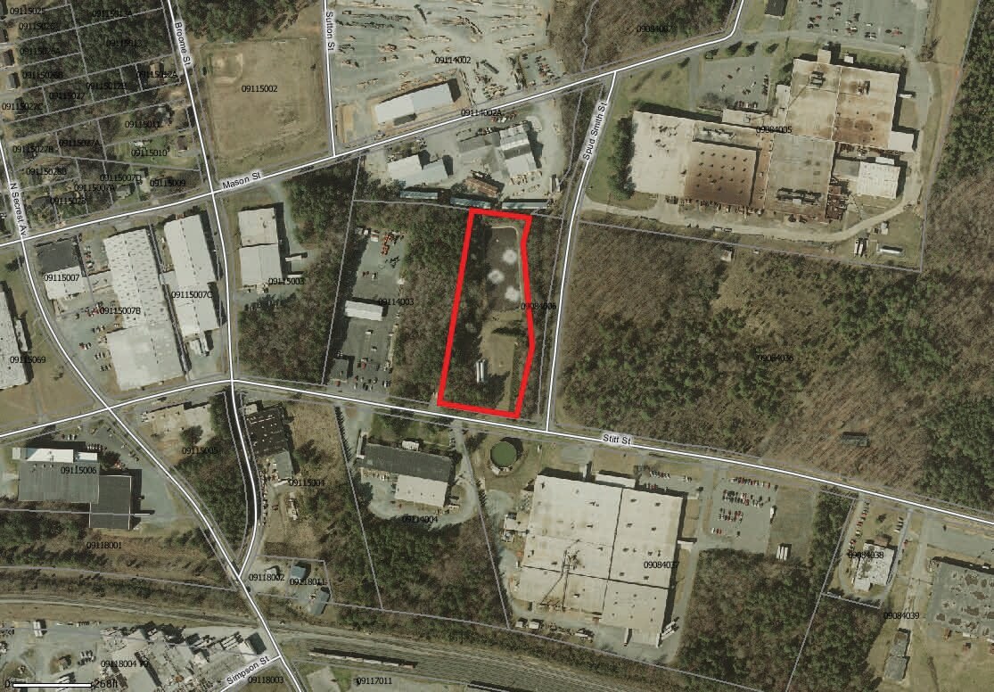 Stitt St, Monroe, NC for sale Aerial- Image 1 of 4