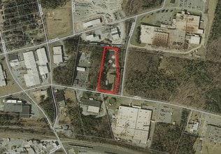 Stitt St, Monroe, NC - Aérien Vue de la carte - Image1