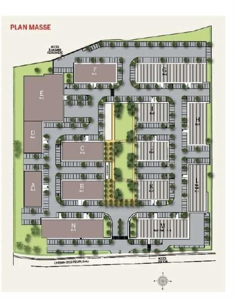 Flex in Dardilly for lease - Site Plan - Image 2 of 2