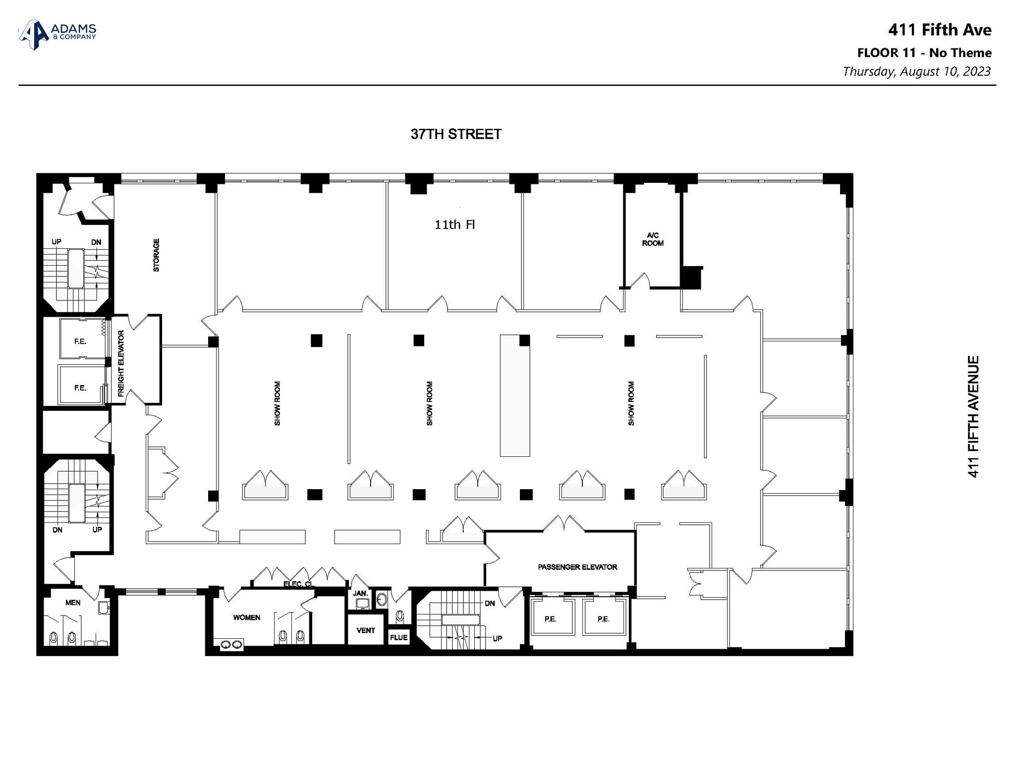 411 Fifth Ave, New York, NY for lease Floor Plan- Image 1 of 1