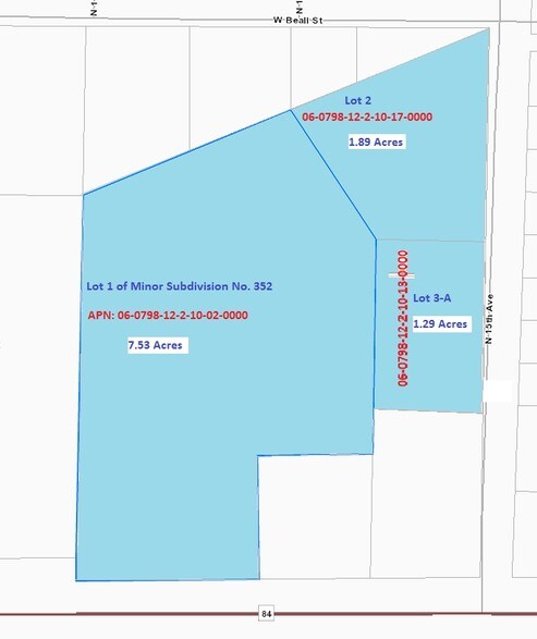 1601-1631 W Main St, Bozeman, MT à louer - Plan cadastral - Image 2 de 5