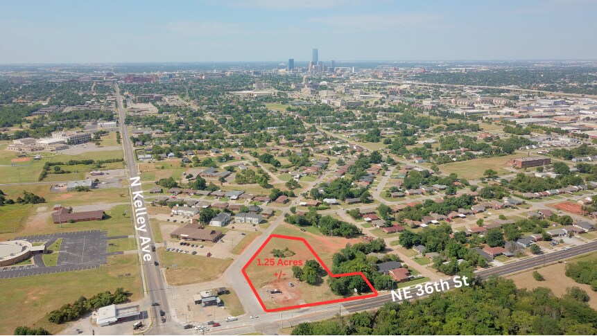 950 NE 36th St, Oklahoma City, OK à vendre - Aérien - Image 1 de 5