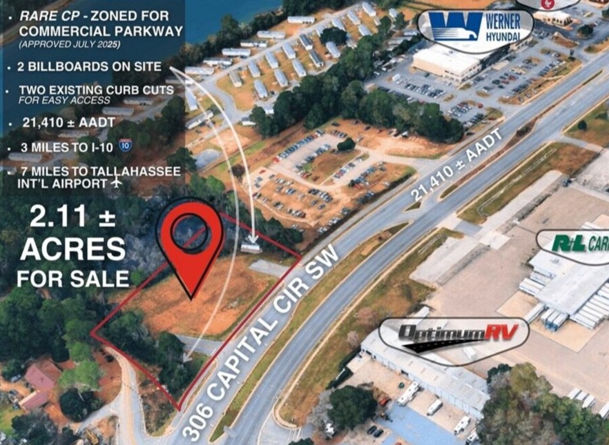 306 Capital SW cir, Tallahassee, FL à vendre Aérien- Image 1 de 8