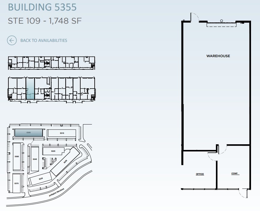 5205 Avenida Encinas, Carlsbad, CA à louer Plan d’étage- Image 1 de 1