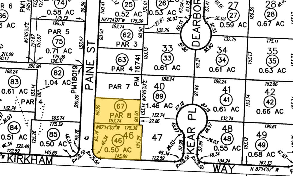 12115 Paine St, Poway, CA à vendre - Plan cadastral - Image 2 de 7