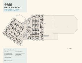 9955 Mesa Rim Rd, San Diego, CA for lease Floor Plan- Image 2 of 12