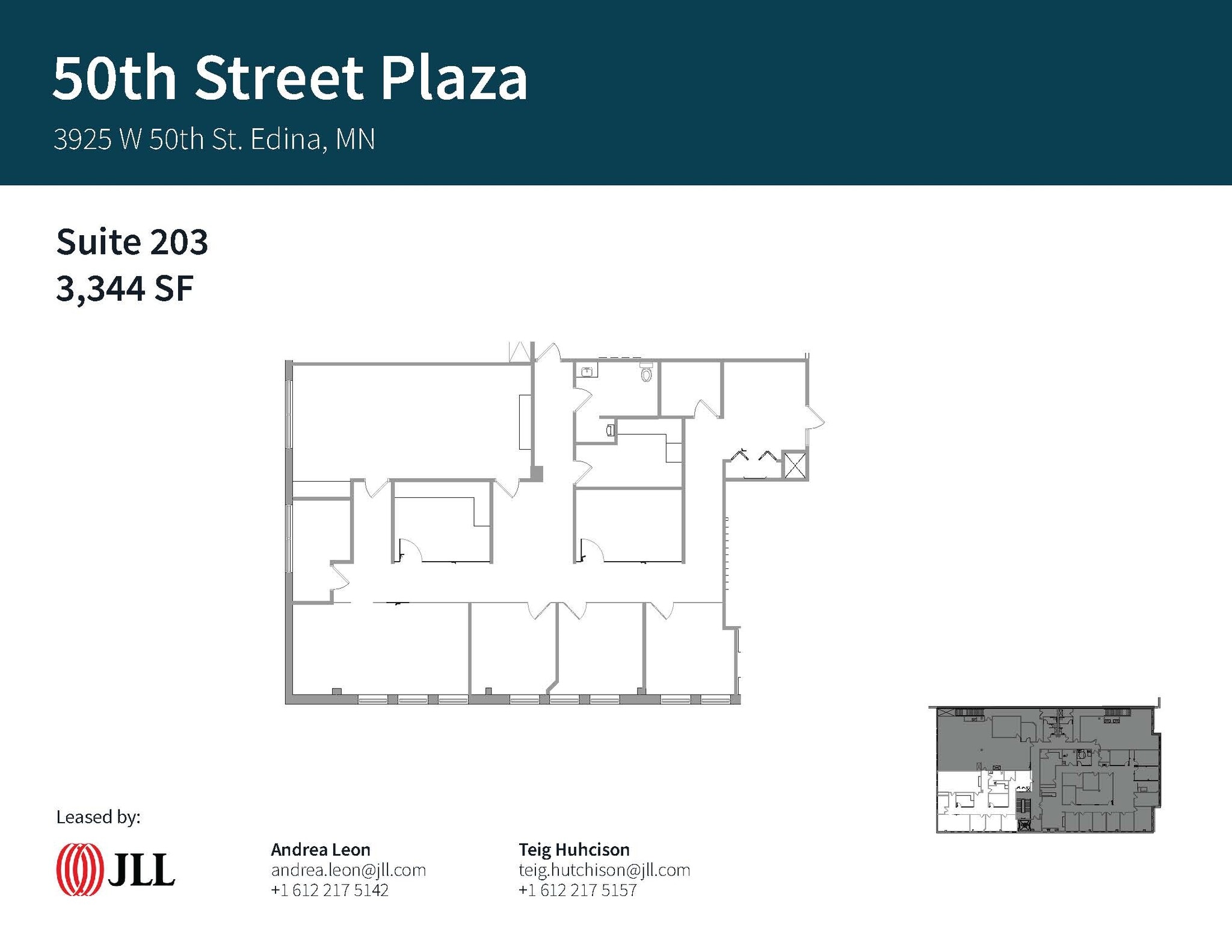 3925 W 50th St, Edina, MN for lease Floor Plan- Image 1 of 1