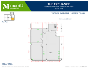 1122 Kenilworth Dr, Towson, MD for lease Floor Plan- Image 1 of 1