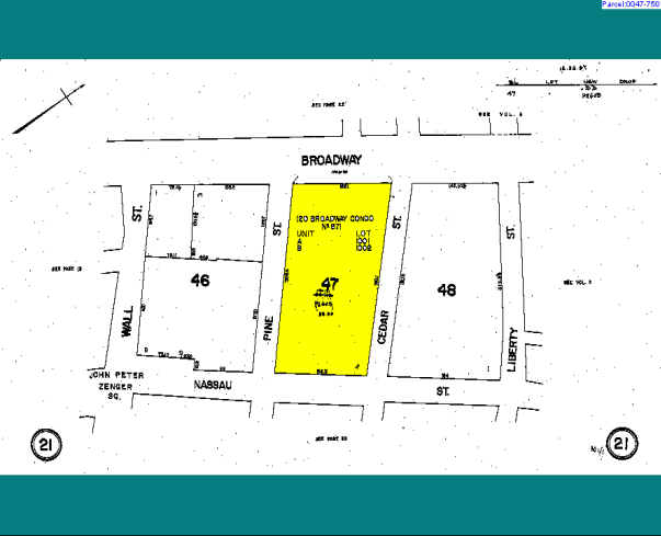 120 Broadway, New York, NY à louer - Plan cadastral - Image 2 de 34