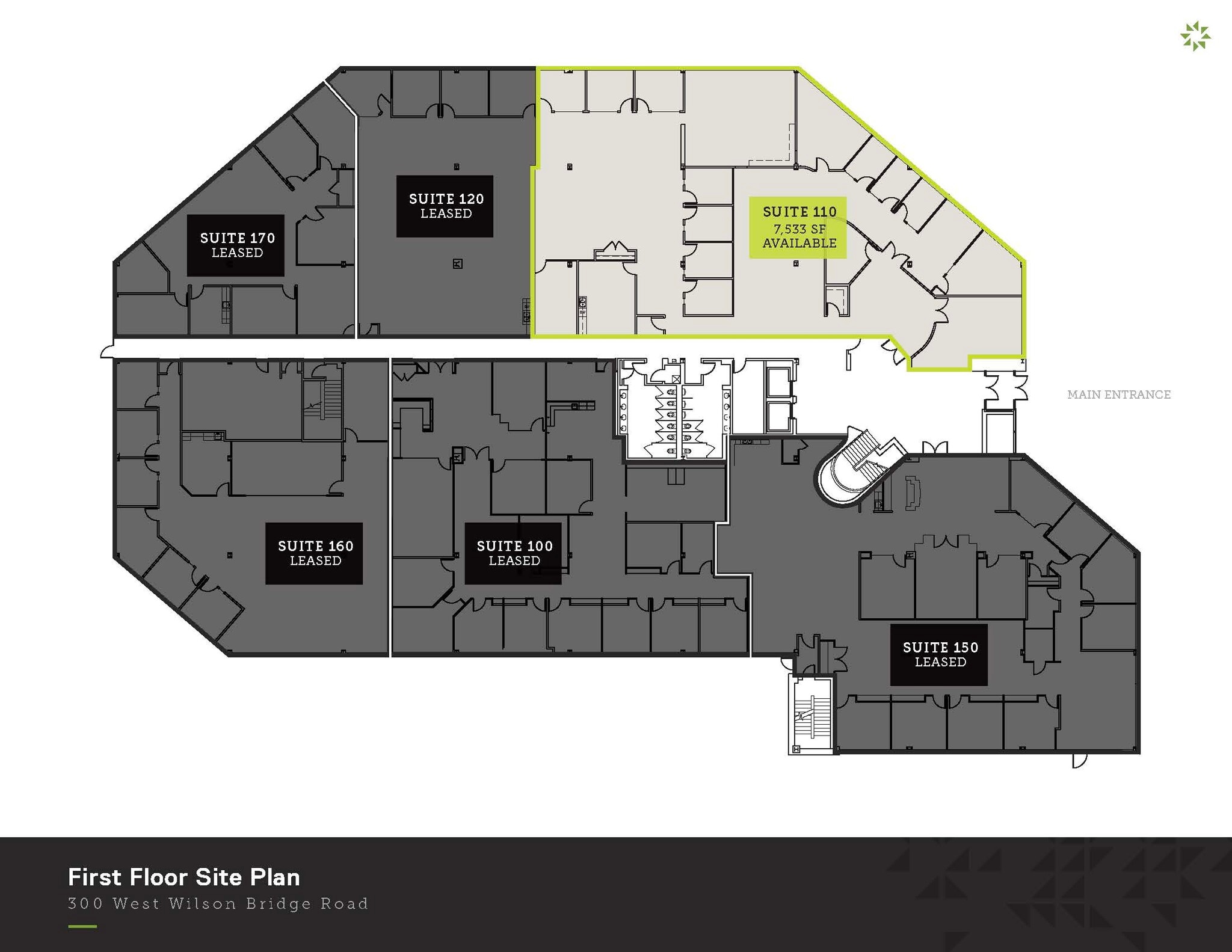 300 W Wilson Bridge Rd, Worthington, OH for lease Site Plan- Image 1 of 3