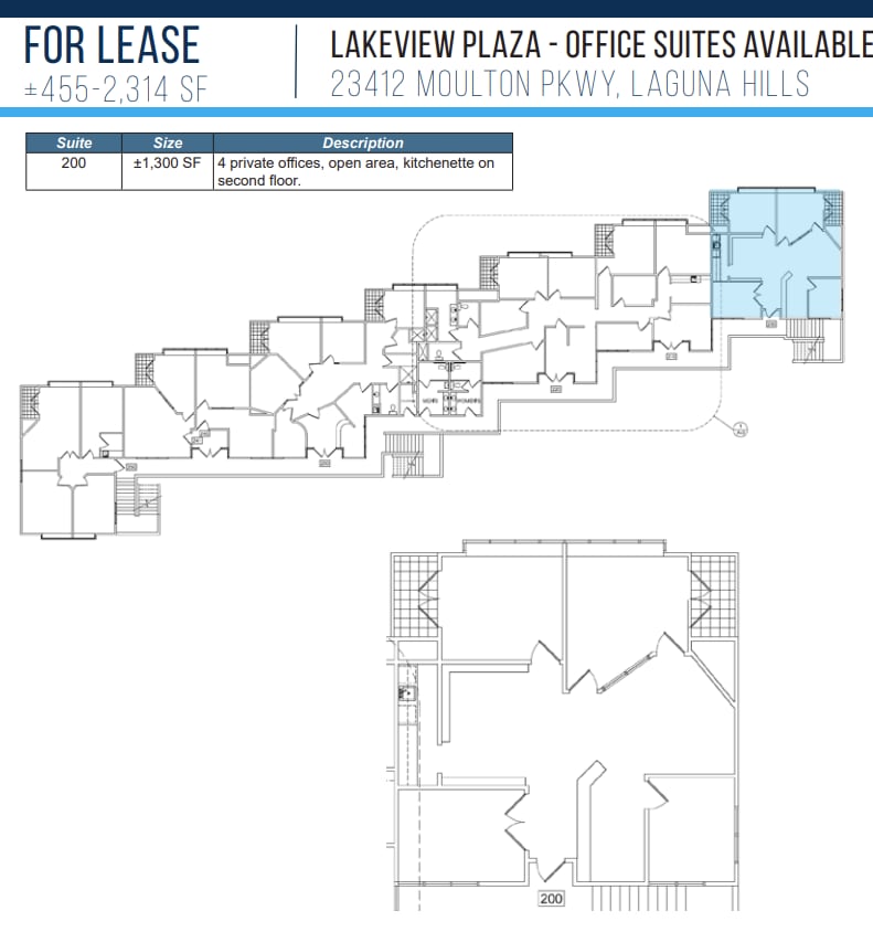 23412 Moulton Pkwy, Laguna Hills, CA for lease Floor Plan- Image 1 of 1