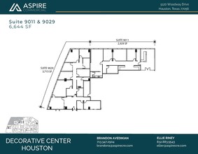 5120 Woodway Dr, Houston, TX à louer Plan d’étage- Image 2 de 2