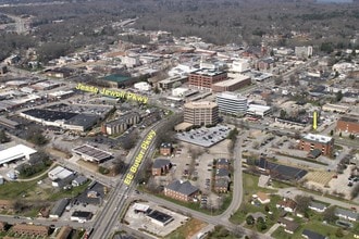 500 Jesse Jewell Pkwy SE, Gainesville, GA - Aérien Vue de la carte