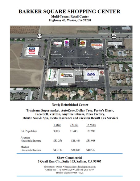 2445 Highway 46, Wasco, CA for lease - Aerial - Image 1 of 14