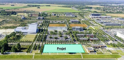 Points De Vue, Lieusaint, SEM - Aérien Vue de la carte