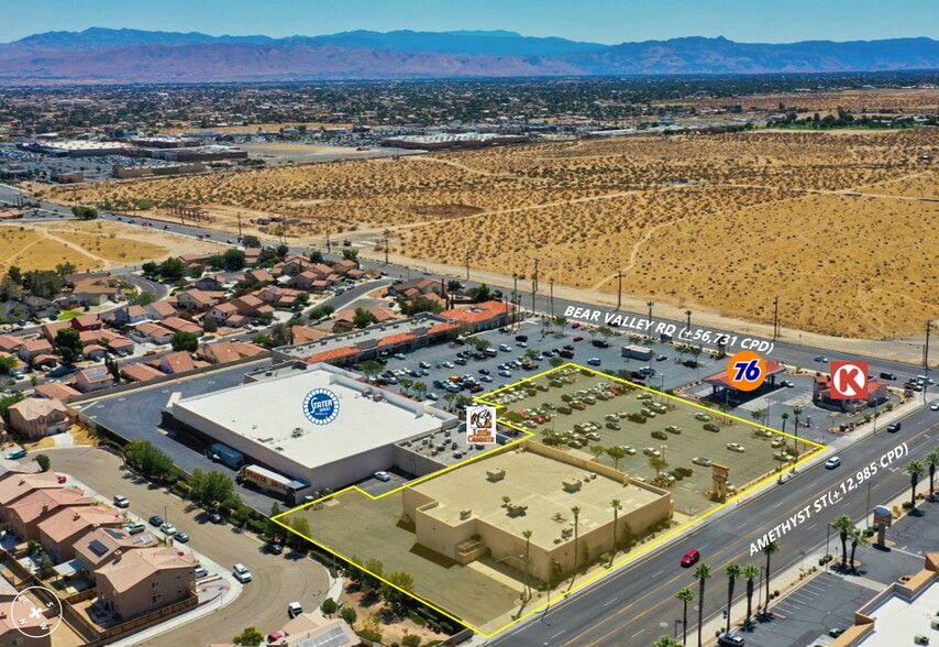 13760 Bear Valley Rd, Victorville, CA for lease - Aerial - Image 2 of 2