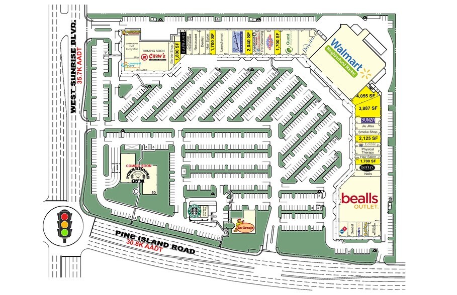 1801-1951 N Pine Island Rd, Plantation, FL à louer - Photo du bâtiment - Image 2 de 14