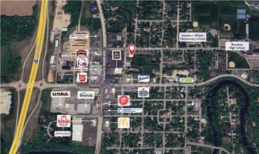 674 W Mulberry St, West Baraboo, WI - AERIAL  map view
