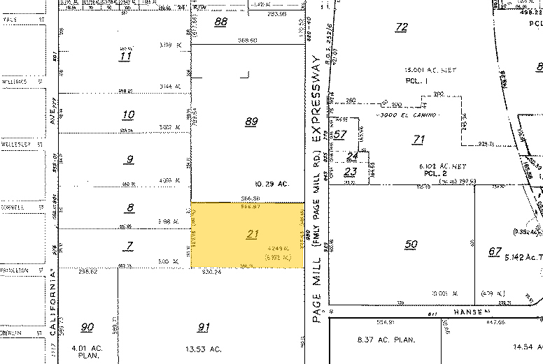 950 Page Mill Rd, Palo Alto, CA à vendre - Plan cadastral - Image 1 de 1