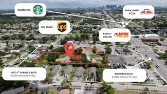 More details for 147 NW 31st Ave, Lauderhill, FL - Land for Sale