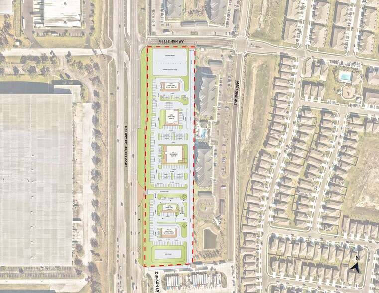 NEQ US 27 & Waverly Barn/Dunson Rd hwy, Davenport, FL à louer - Photo du bâtiment - Image 1 de 3