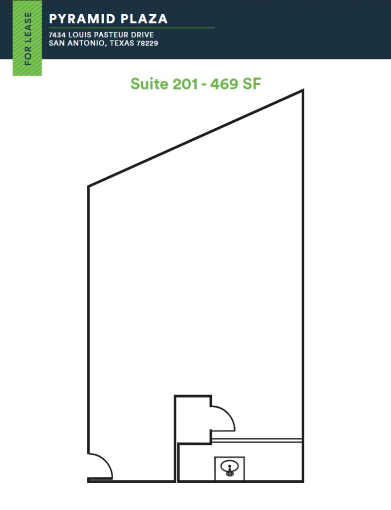 7434 Louis Pasteur Dr, San Antonio, TX à louer Plan d  tage- Image 1 de 1