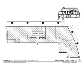 2445 Technology Forest Blvd, The Woodlands, TX à louer Plan d’étage- Image 1 de 1