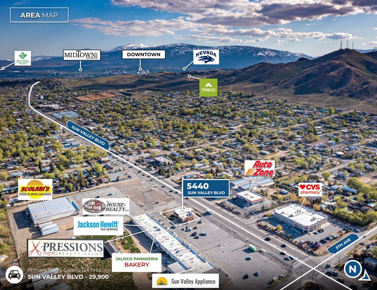 5440 Sun Valley Blvd, Sun Valley, NV à vendre - Photo du bâtiment - Image 3 de 8