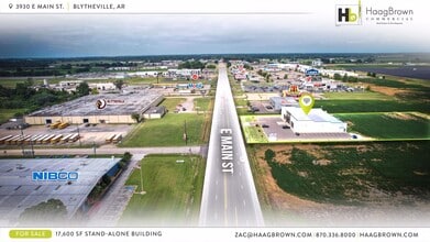 3930 E Main St, Blytheville, AR - Aérien Vue de la carte - Image1